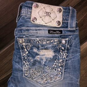 Miss me size 24 signature skinny cropped